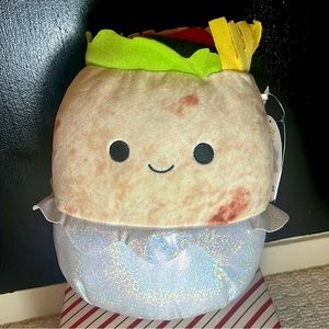 Original Squishmallow Bernardo The Burrito 8" Original Kelly Toy Food Plush
